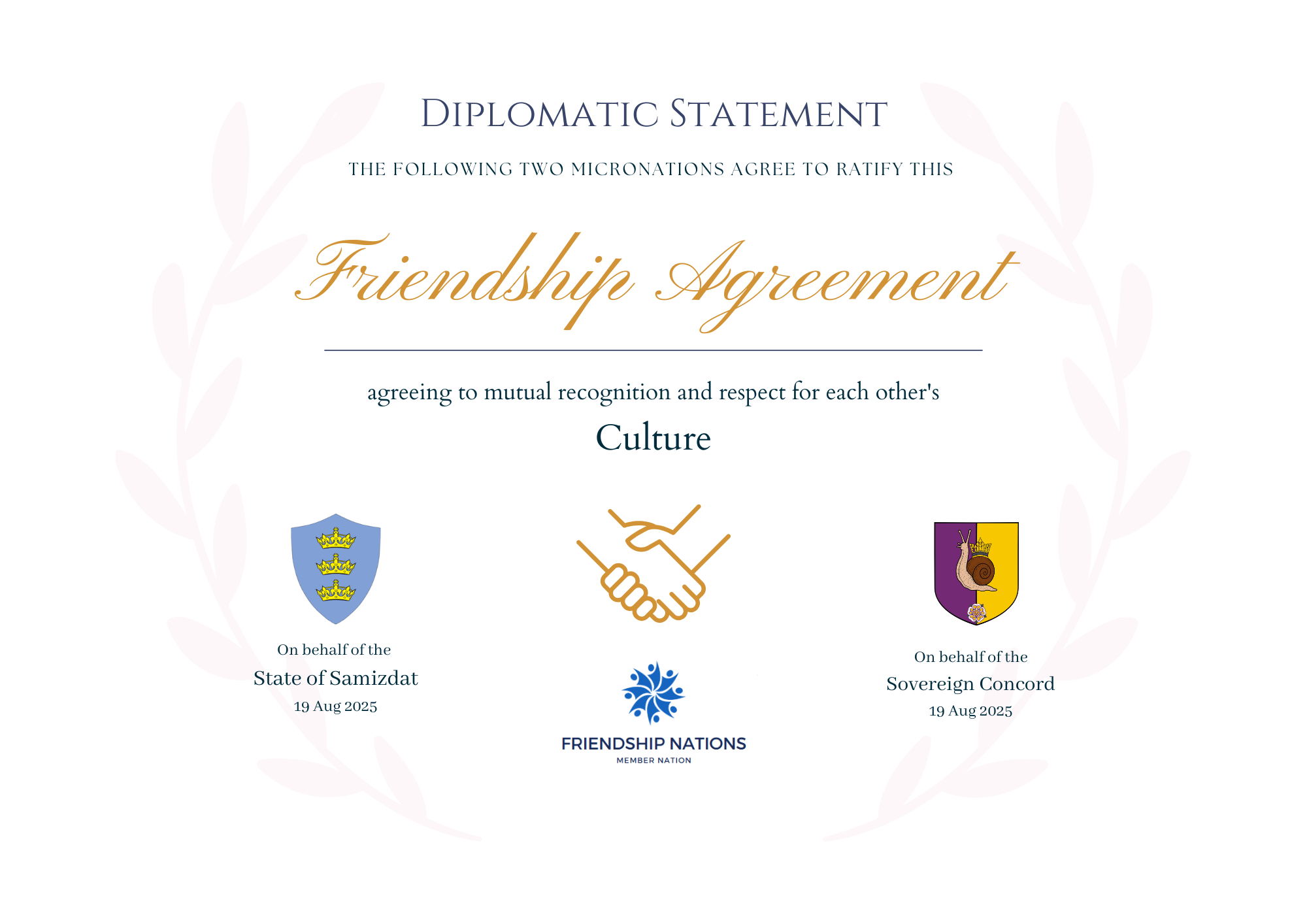 Certificate of Recognition